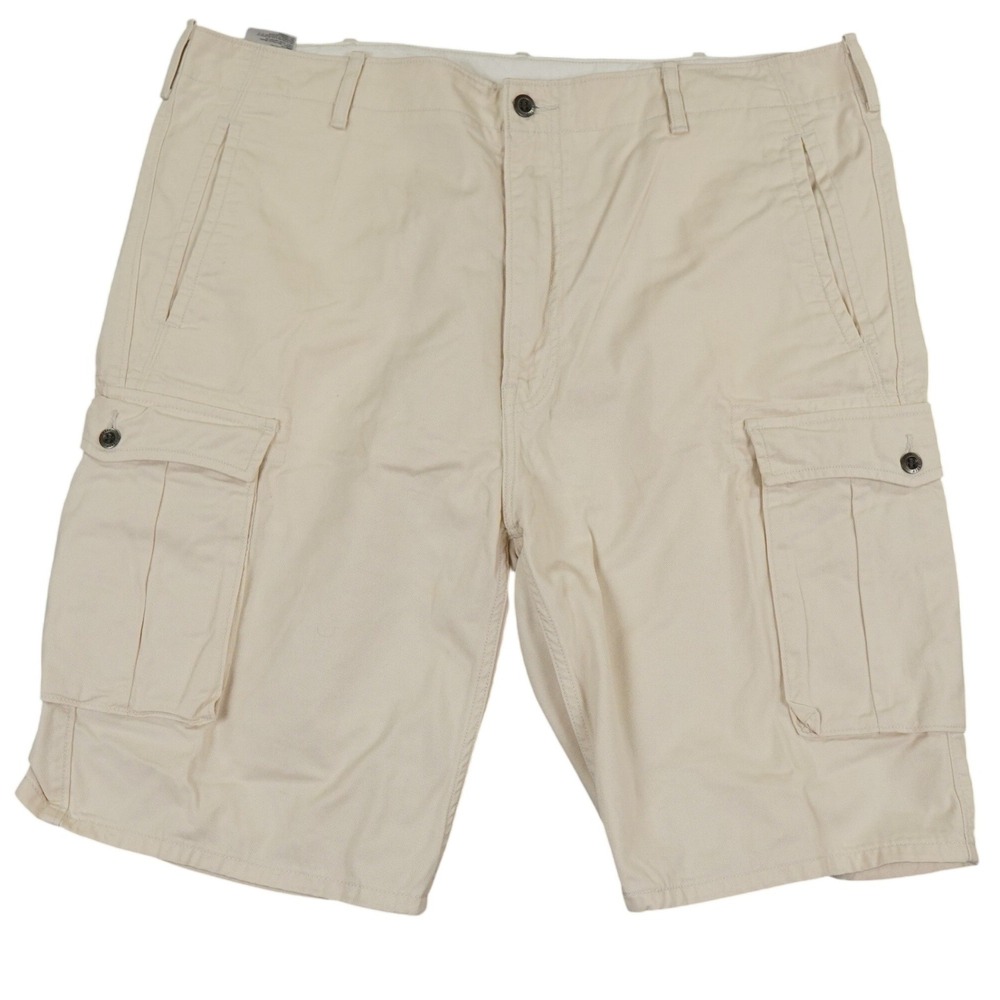 Levis Baggy Cargo Shorts Mens 40 Beige Utility Pockets Casual Streetwear‎ Skater